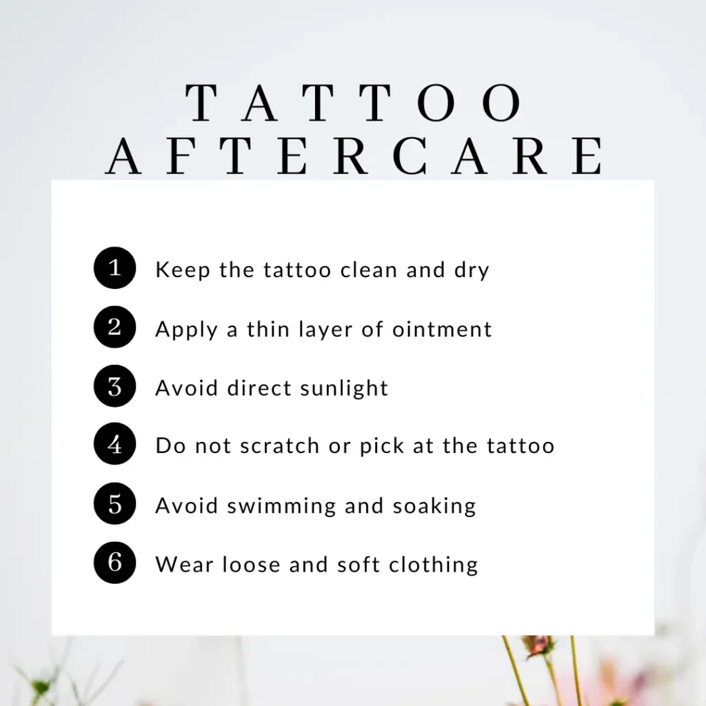 tattoo aftercare