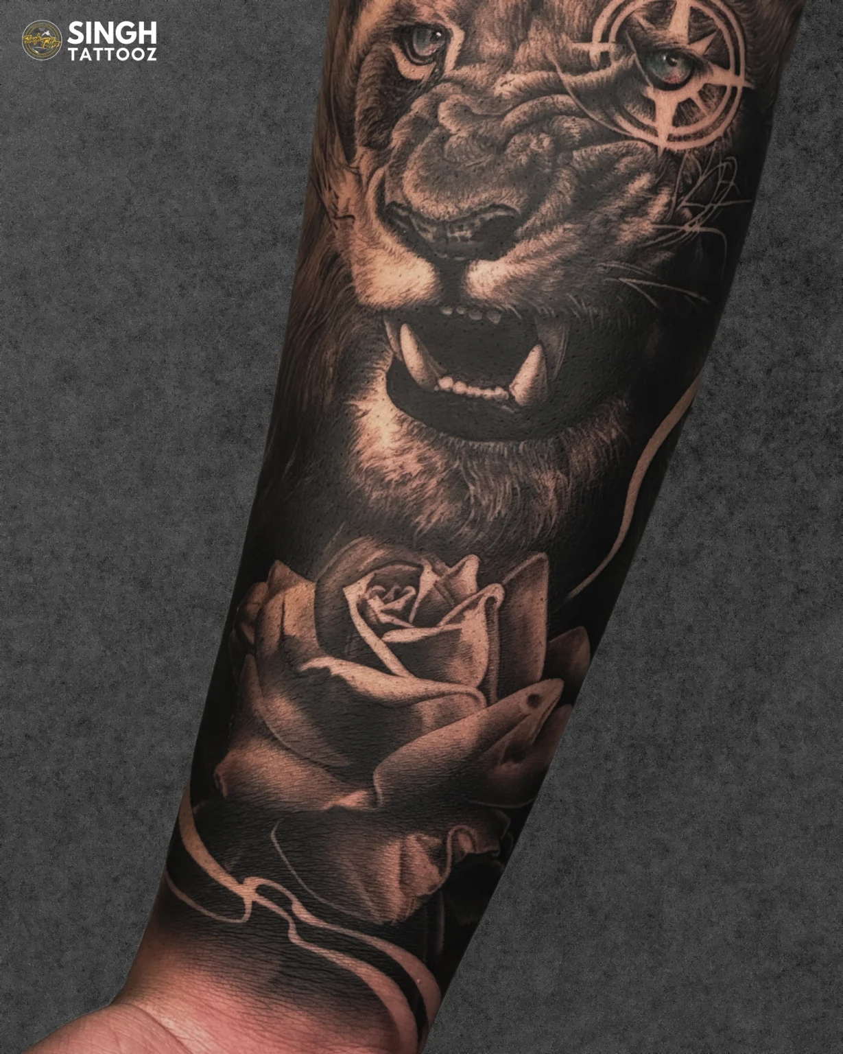 Animal- black tattoo design