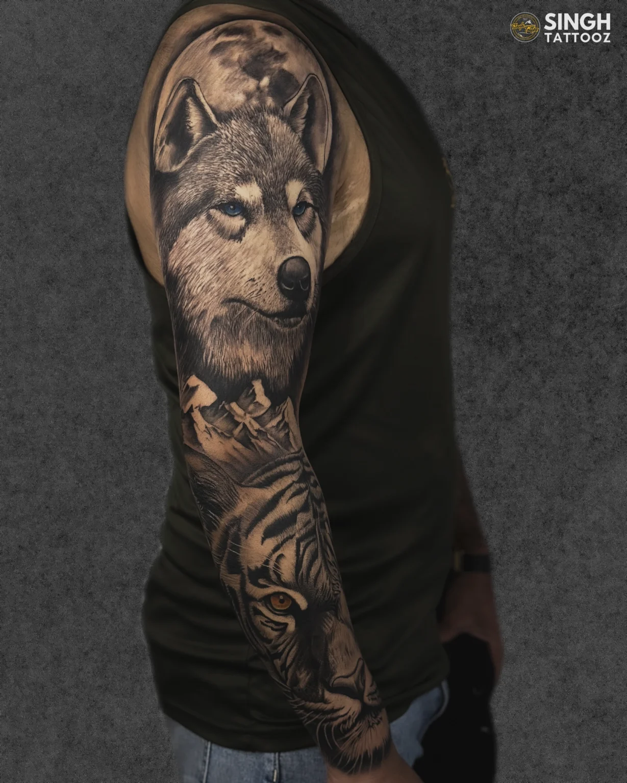 Animal tattoo design