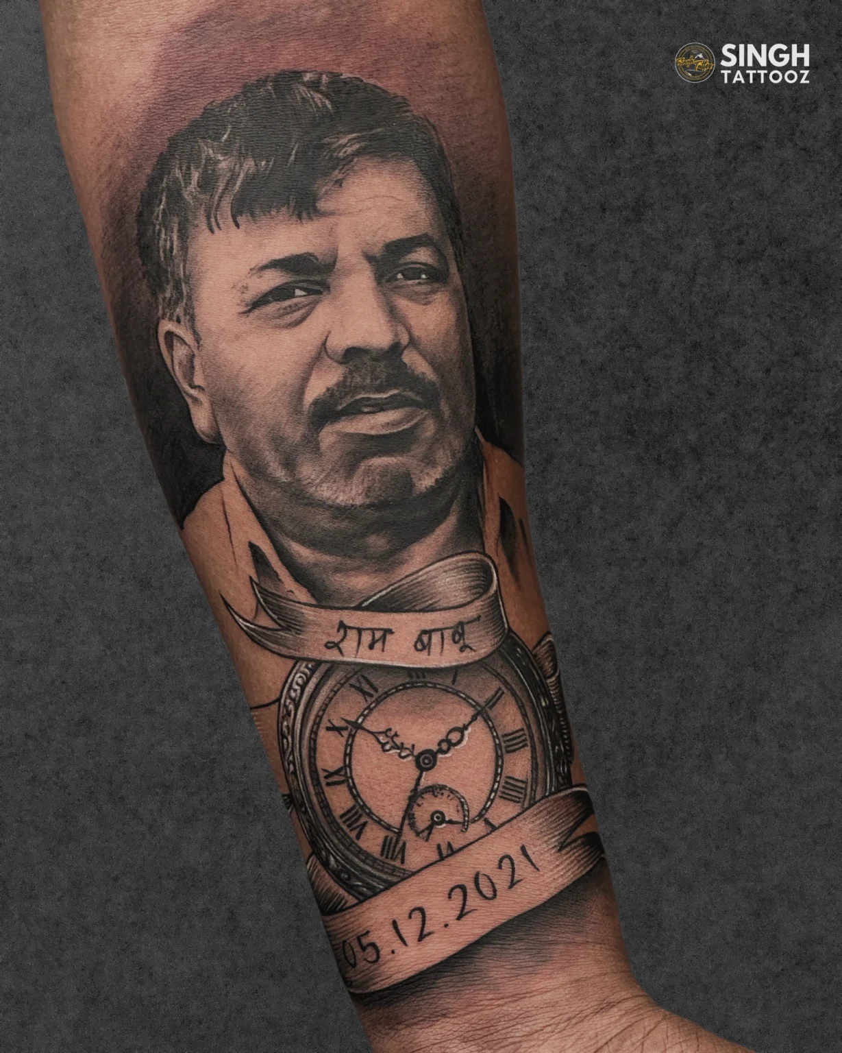 Portrait tattoo- permanent tattoo in Delhi