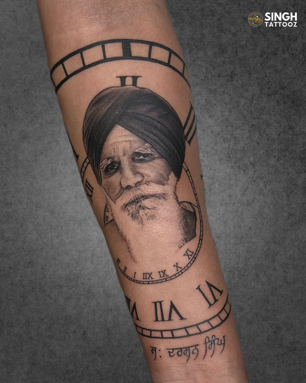 portrait tattoo design