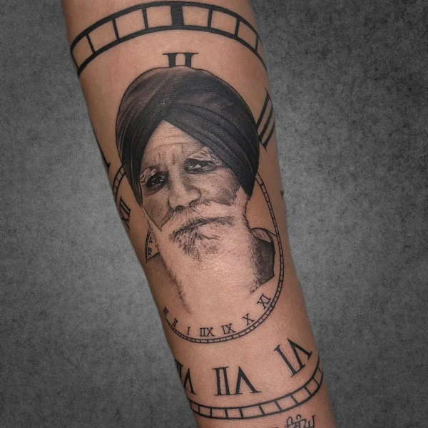 portrait tattoo design